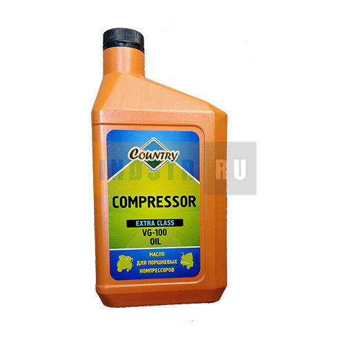 Минеральное масло для поршневых компрессоров Country COMPRESSOR OIL GDT 250 VG-100 - 1 литр