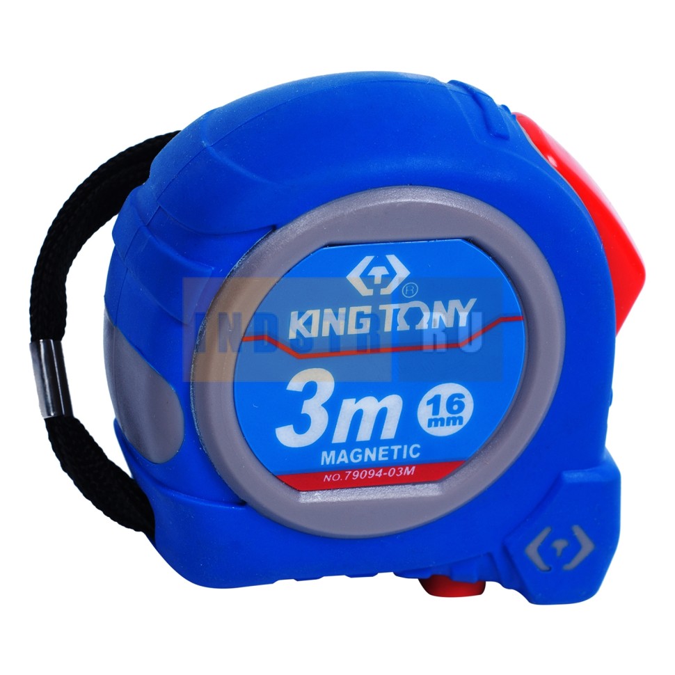 KING TONY Рулетка измерительная 3 м, магнитный крюк (79094-03M)
