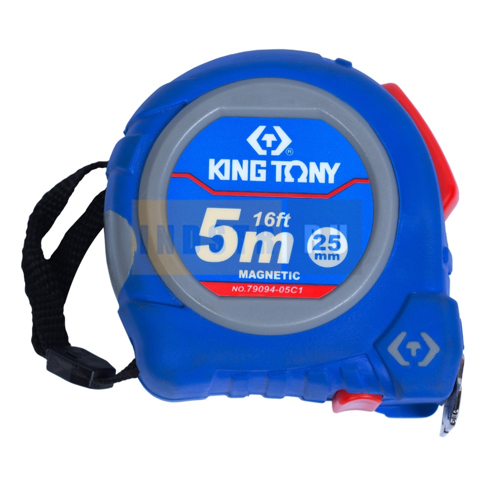 KING TONY Рулетка измерительная 5 м, магнитный крюк (79094-05C1)