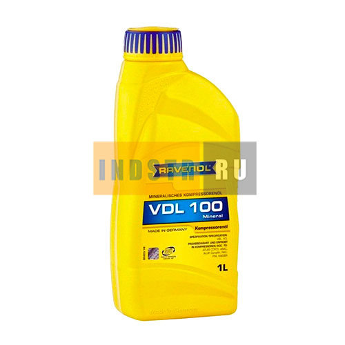 Минеральное масло для поршневых компрессоров Ravenol VDL 100 Mineral 1330100-001 - 1 литр