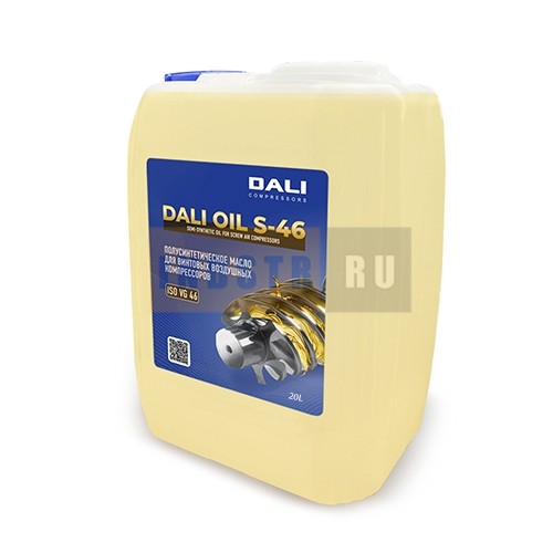 Полусинтетическое масло для винтовых компрессоров DALI-OIL S-46 - 20 литров