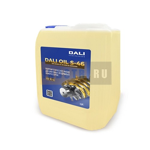 Полусинтетическое масло для винтовых компрессоров DALI-OIL S-46 - 10 литров