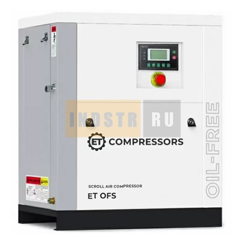 Спиральный безмасляный компрессор с ременным приводом ET-Compressors OFS 7.5/3.7 (belt) 8 бар