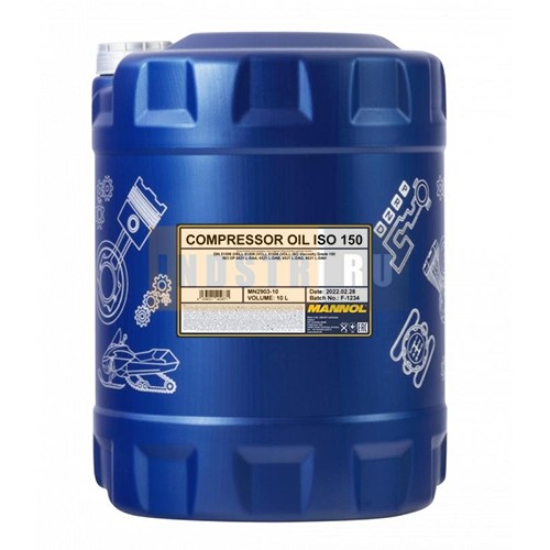 Минеральное масло MANNOL Compressor Oil ISO-150 - 10 л MN2903-10