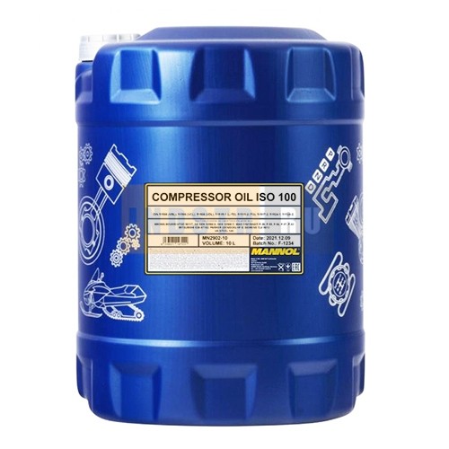 Минеральное масло MANNOL Compressor Oil ISO-100 - 10 л MN2902-10
