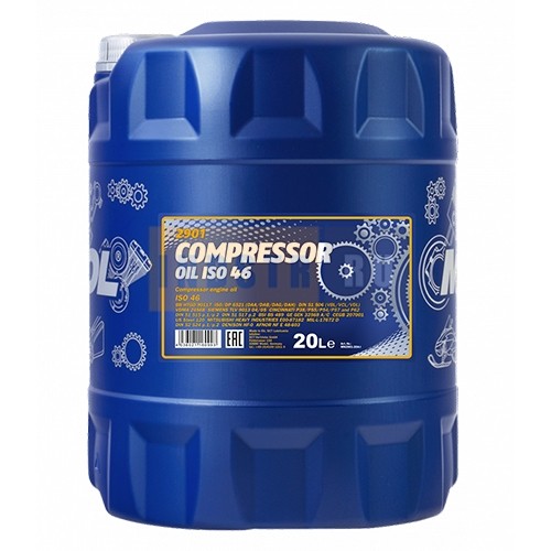 Минеральное масло MANNOL Compressor Oil ISO-46 - 20 л MN2901-20